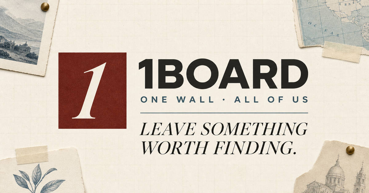 Show HN: 1board for the Whole World
